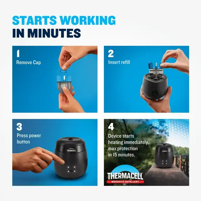 E-ZoneGuard Rechargeable Mosquito Repellent Refills | Thermacell - Image 5